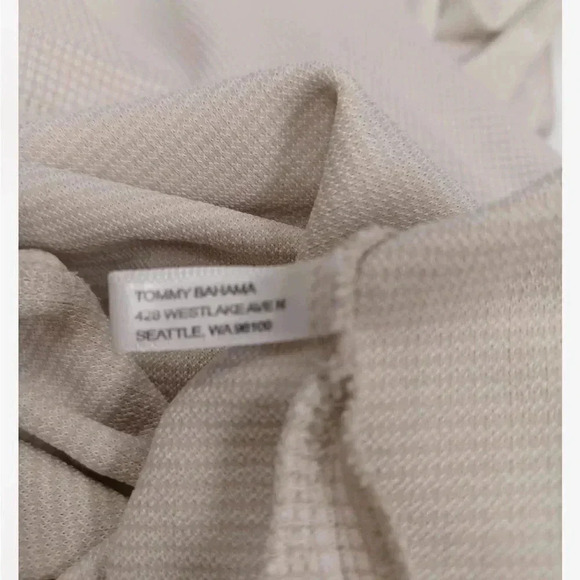 Tommy Bahama Modal Blend Short Sleeve Polo Shirt Sand Colour Size XL - Picture 9 of 10
